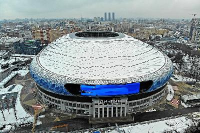 Мы закончили оборудование грязезащиты на стадионе Динамо в г. Москва